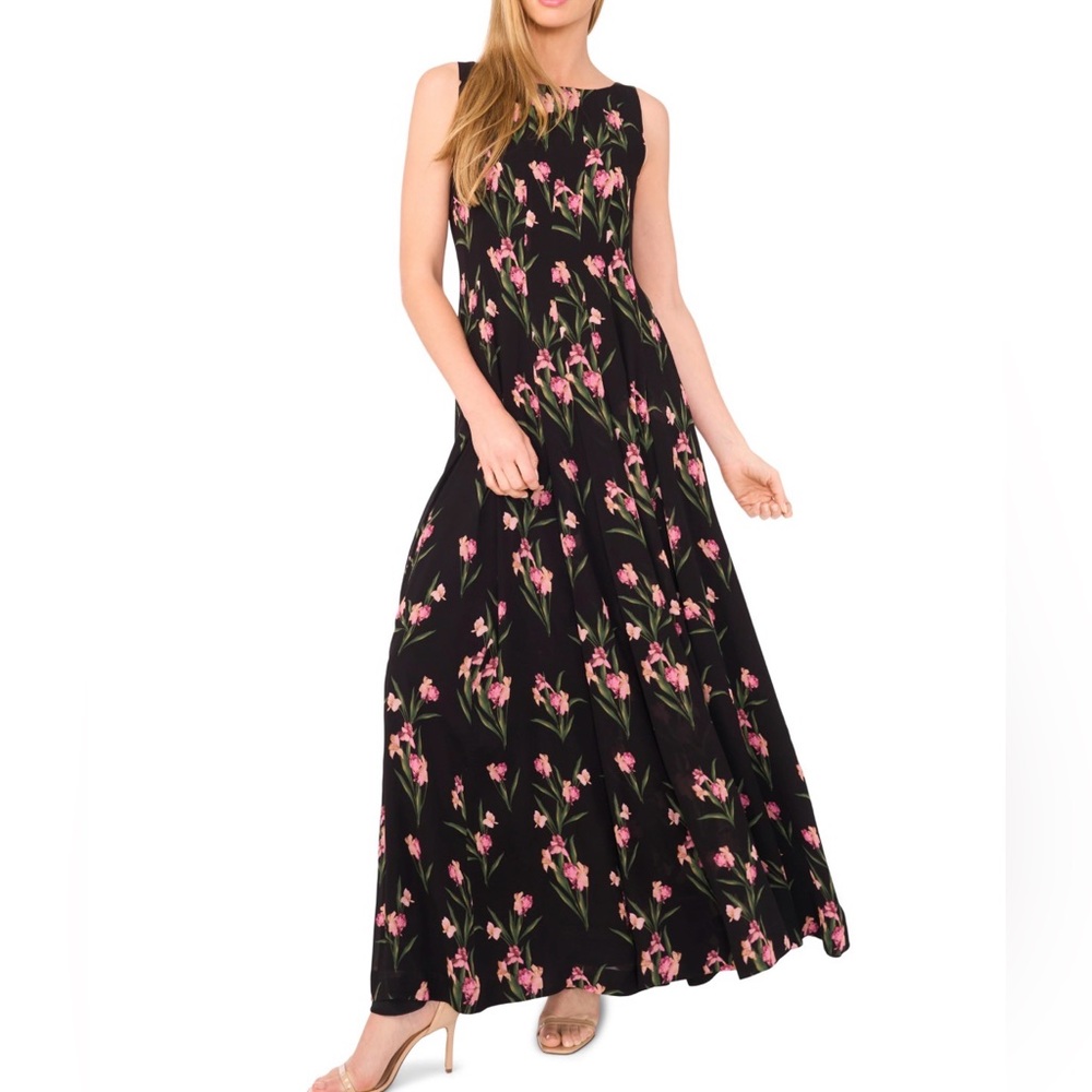 Ted baker Floral Black Maxi Dress